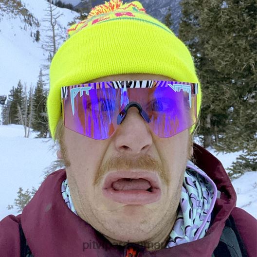 Pit Viper pom pom beanie neon LNV8R8230