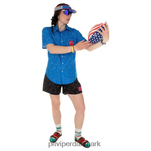 Pit Viper blå bånd festskjorte LNV8R8176